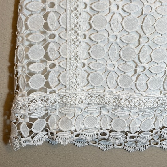 Topshop White Crochet Skirt - Picture 4 of 16